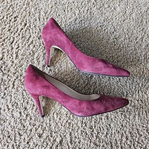 Cole Haan Wine Suede Leather Pumps Size 11